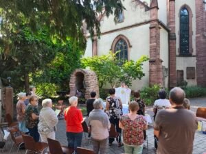 Lire la suite à propos de l’article Messe en l&rsquo;honneur de St Arbogast à la grotte de Pfaffenhoffen – 21 Juillet 2026 –